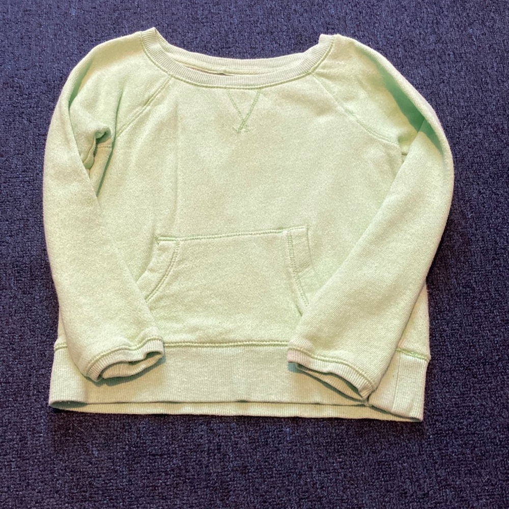 Green crew neck